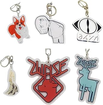 ヨルシカ　キーホルダー Amazon.co.jp: ヨルシカ キーホルダー6点セット コスプレ小物 アクリル